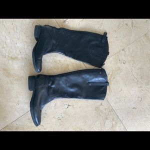 Sam Edelman black knee high boots.  Size 9 leather.